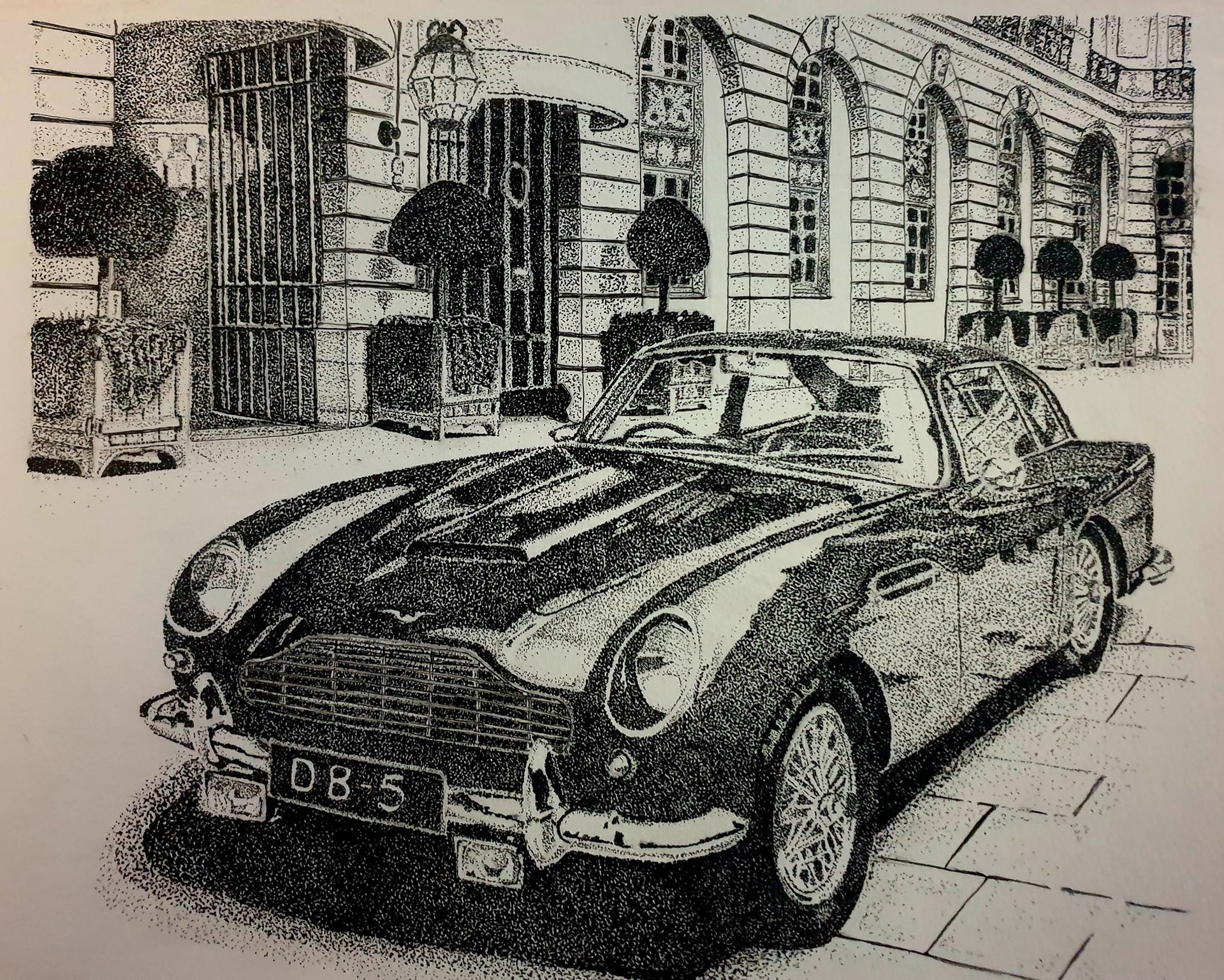 Pigma Sketch 2020: Aston Db5 (Giải 1)